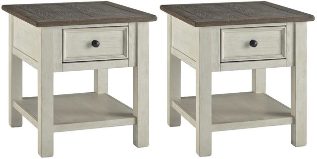 Signature Design by Ashley® Bolanburg 2-Piece Two-Tone Living Room Table Set-0