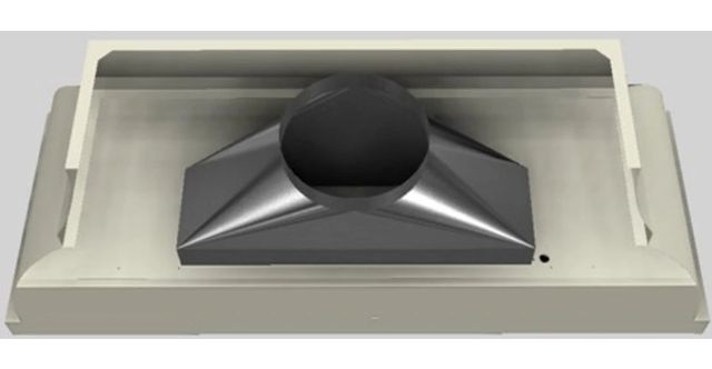 Vent-A-Hood® Designer Series 66" Biscuit Wall Mounted Range Hood-3