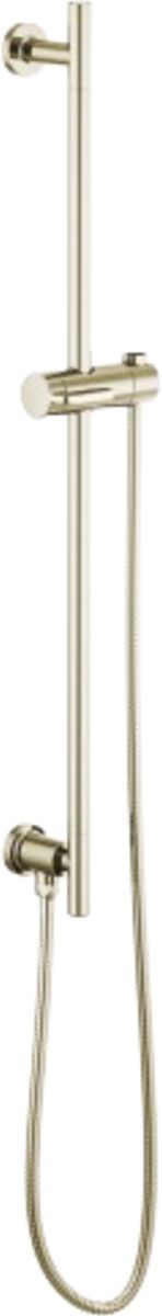 Brizo Essential™ Brilliance® Polished Nickel Linear Round Slide Bar with Hose-0