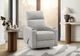Monarch Specialties Inc. Light Grey 31" Upholstered Manual Reclining Chair-1