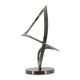 A & B Home Black Curving Loop Sculpture-3