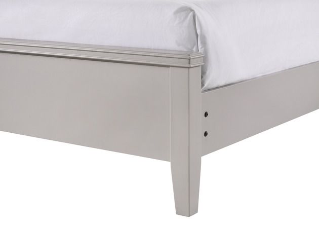 Bernards Nova II Gray King Panel Bed-3