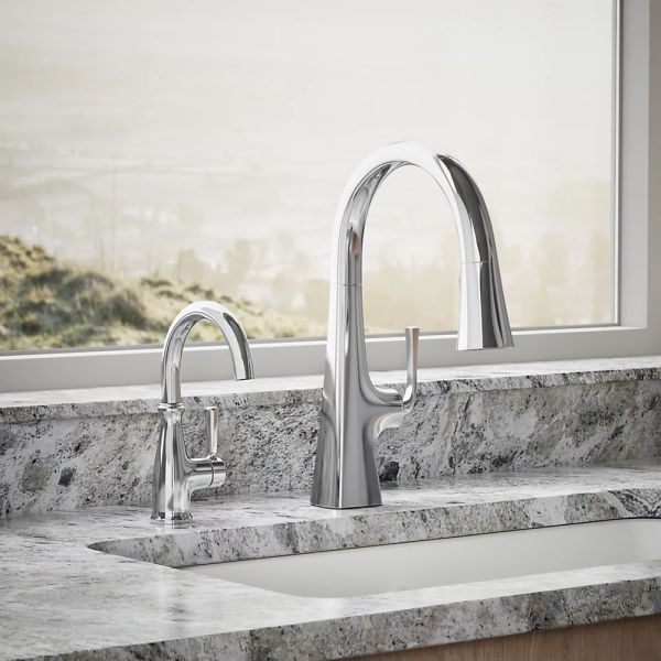 KOHLER® Polished Chrome Traditional Beverage Faucet-2