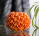 A & B Home Orange Candle Holder-1