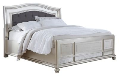 Signature Design by Ashley® Coralayne 3-Piece Gray California King Panel Bed Set-1