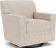 Flexsteel® Nora Beige/Tan Antique Swivel Chair-0
