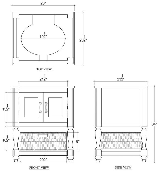 Bramble Customizable Jefferson Single Vanity-1