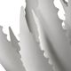 Currey & Company Agave Mirror Top Console Table with Gesso White Base-4