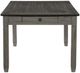 Homelegance® Granby Antique Gray Dining Table with Coffee Top -4