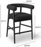 TOV Furniture Spara Black Counter Stool-2