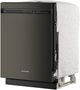 KitchenAid® 24" Black Ore Front Control Built-In Dishwasher with Third Level Jet Rack  and 40+ Total Wash Jets-5