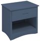 Homelegance® Nora Blue Nightstand-0
