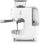 Smeg 50's Style White Espresso Machine-1