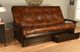 Kodiak Furniture Phoenix Oregon Trail Saddle/Espresso Queen Storage Futon with Mattress-2