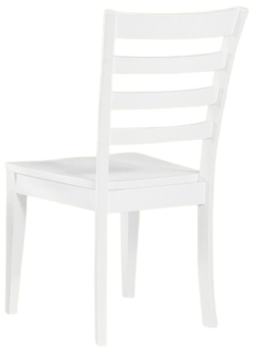 Winners Only® Bay City White Ladder Back Side Chair-1