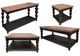 Riverside Furniture Mason Distressed Black/Natural Console Table-5