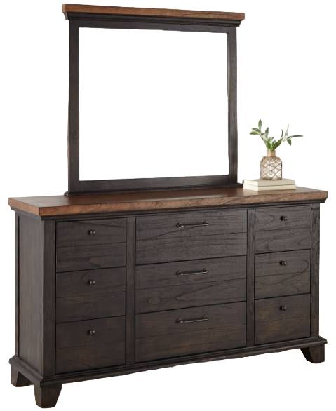 Steve Silver Co. Bear Creek 4-Piece Camel/Sabel Queen Bedroom Set-3
