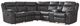 Signature Design by Ashley® Perarrygin Eclipse 2-Piece Carbon Curved Manual Reclining Sectional-0