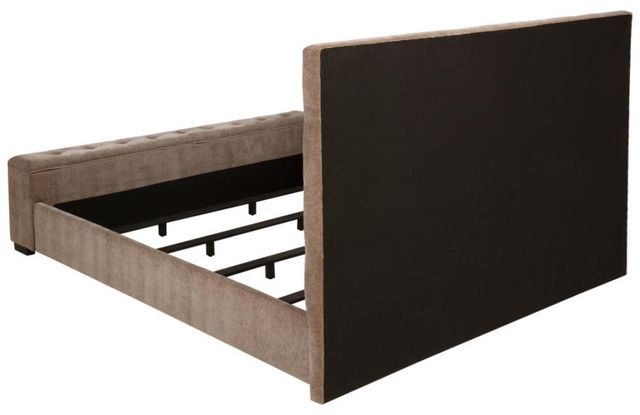 Coaster® Senna Brown Eastern King Upholstered Panel Bed -3