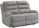 American Wholesale Furniture Avanti Gray Power Reclining Loveseat with Headrest-0