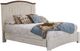 International Furniture Direct Pueblo 4-Piece Brown/White Two Tone Queen Bedroom Set-1