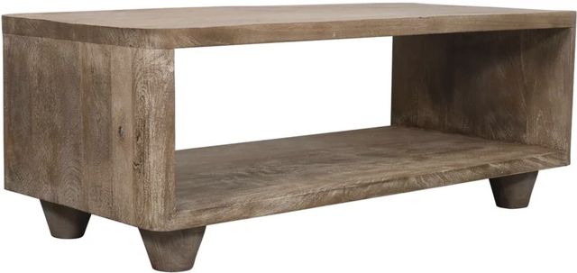 Jofran Inc. Origins Washed Sand Storage Cocktail Table-0