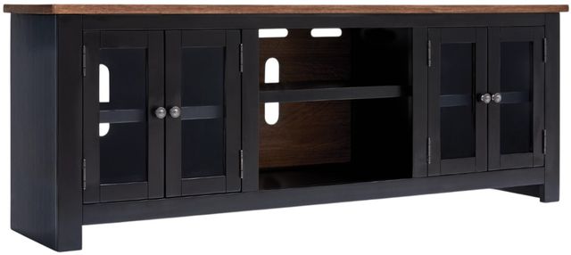 Signature Design by Ashley® Wildenauer Black/Brown TV Stand-0