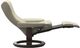 Stressless® by Ekornes® Customizable Wing Medium Power Recliner with Classic Base-3