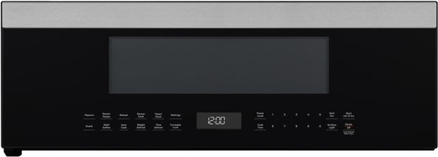 Monogram® 1.2 Cu. Ft. Stainless Steel Over the Range Microwave-0