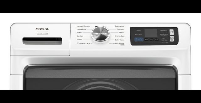 Maytag® 5.0 Cu. Ft. White Front Load Washer -2