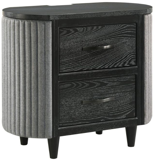 New Classic® Home Furnishings Skyline 4-Piece Onyx Queen Panel Bedroom Set-4