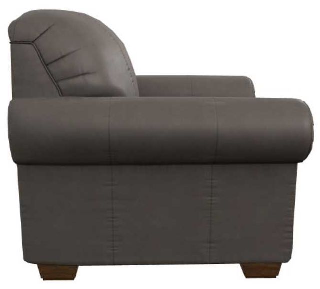 La-Z-Boy® Mackenzie Greystone Leather Chair-3