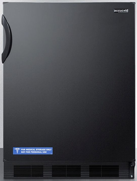 Accucold® by Summit® 24" 5.5 Cu. Ft. Black Compact Refrigerator