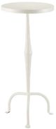 Currey & Company Irma White Drinks Table-0