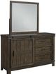 Liberty Furniture Thornwood Hills Rock Beaten Brown Youth Dresser and Mirror-0