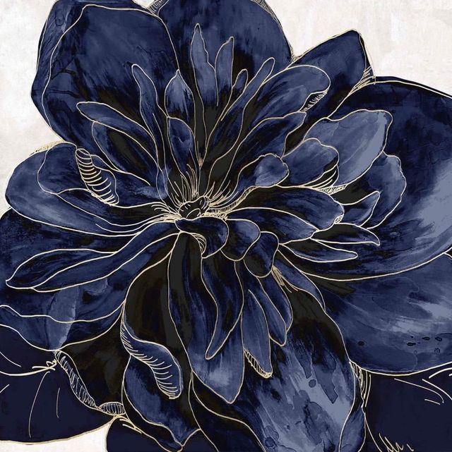 Classy Living Blue Flower Wall Art-0