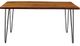Jofran Inc. Nature's Edge Chestnut 79" Dining Table with Black Base-3