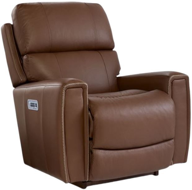 La-Z-Boy® Apollo Caramel Leather Power Rocking Recliner with Headrest and Lumbar-0