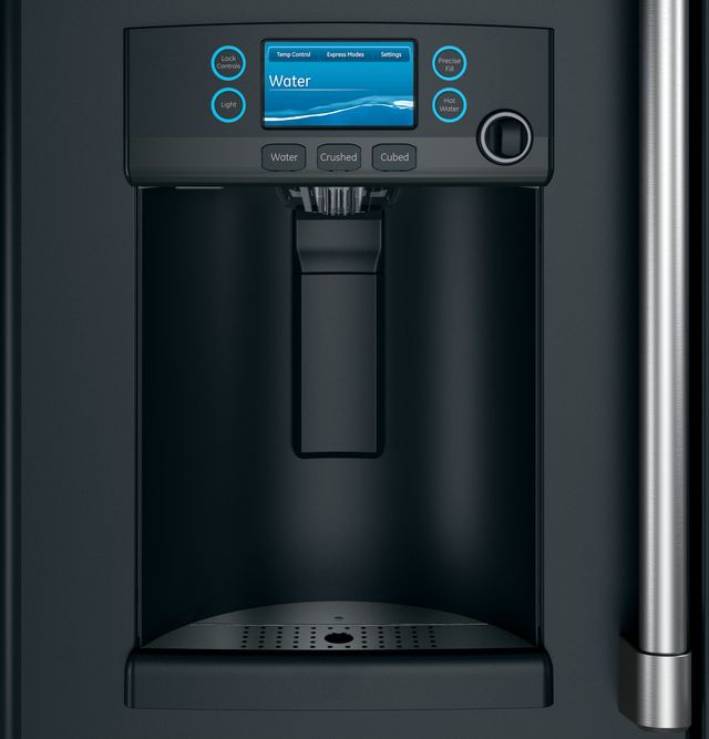 Café™ 36 in.  27.8 Cu. Ft. Matte Black French Door Refrigerator-5