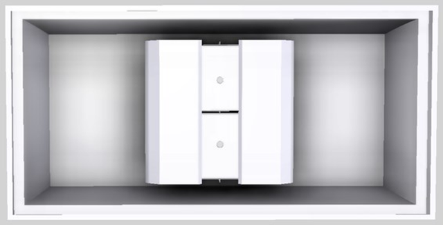 Vent-A-Hood® Designer Series 60" White Island Range Hood-2