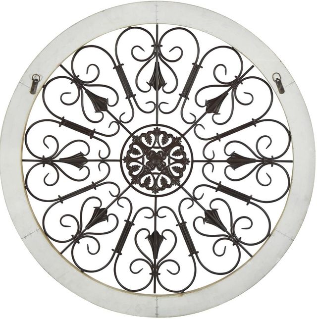 Deco Marche White Scroll Window Wall Decor-2