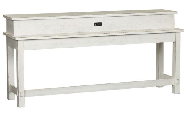 Liberty Furniture Modern Farmhouse 4-Piece Flea Market White/Gray Console Bar Set-2