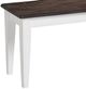 Intercon Kona Gray/White Dining Bench-2