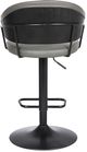 Armen Living Brody Gray Adjustable Swivel Bar Stool-4
