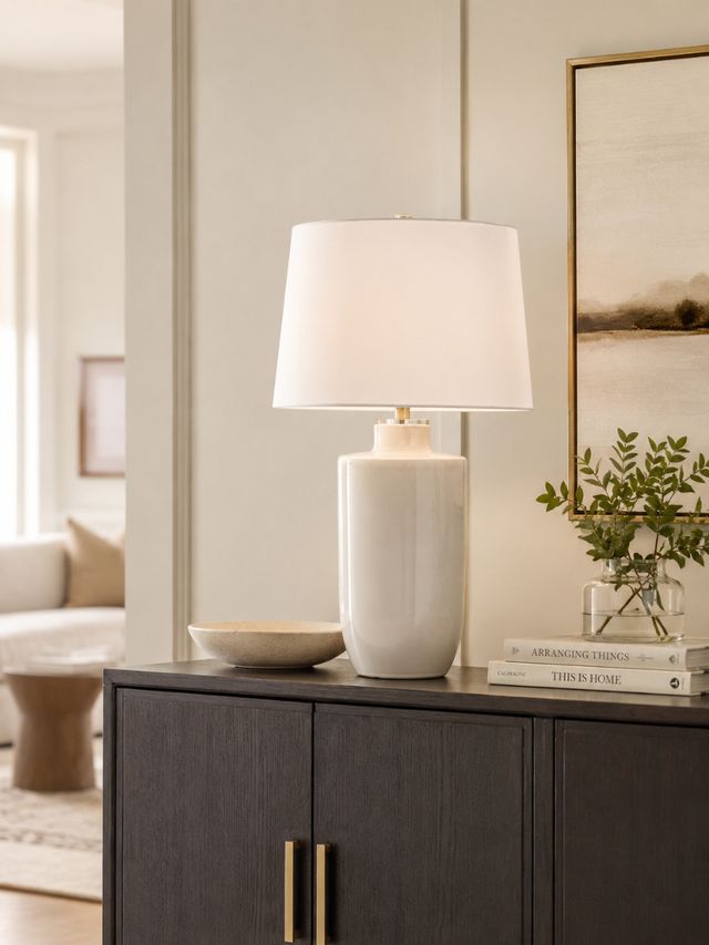 Signature Design by Ashley® Cylener Off White Table Lamp-1