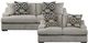 Mazin Furniture Orofino 2 Piece Gray Sofa/Loveseat Set-0