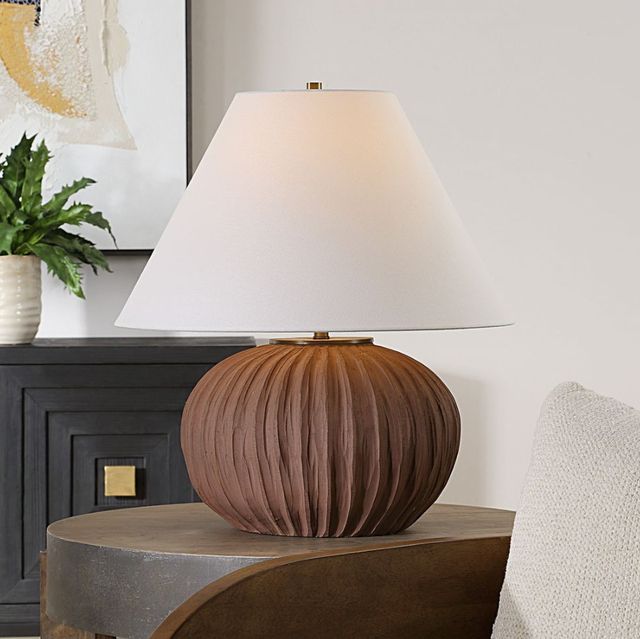Uttermost® Keoghan Dark Terracotta Table Lamp-2