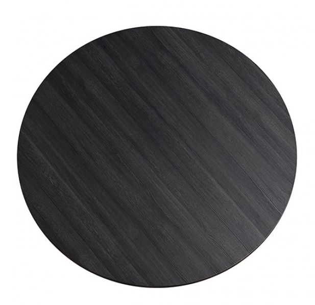 Furniture of America® Oberto Dark Gray Round Dining Table-2