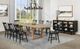 Coaster® Middleton 9-Piece Black/Brown Extension Leaf Dining Set-5