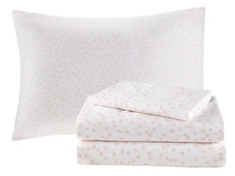 Olliix by Intelligent Design Lorna Blush Twin Extra Large Comforter and Sheet Set-3